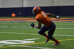 Steve Ishmael will be stepping up as the No. 1 wide receiver on the outside for Syracuse, the spot that Amba Etta-Tawo held last season.