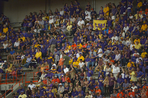 In 2015, LSU fans took over Carrier Dome section 314.